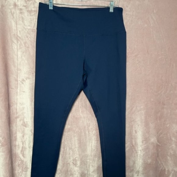 Zella Pants - Womens Navy Blue Zella Yoga Pants Size XL